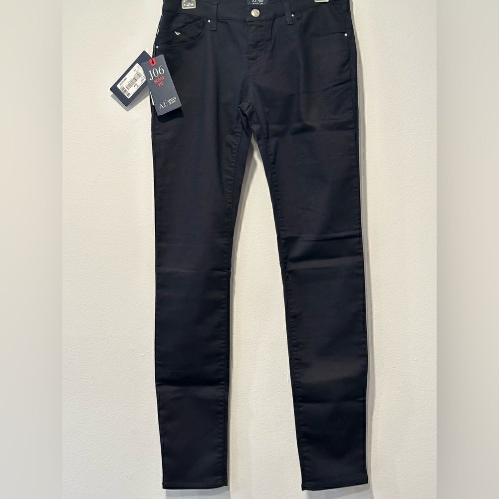 ARMANI JEANS J06 skinny fit lightweight stretch comfort fabric size 28 NWT